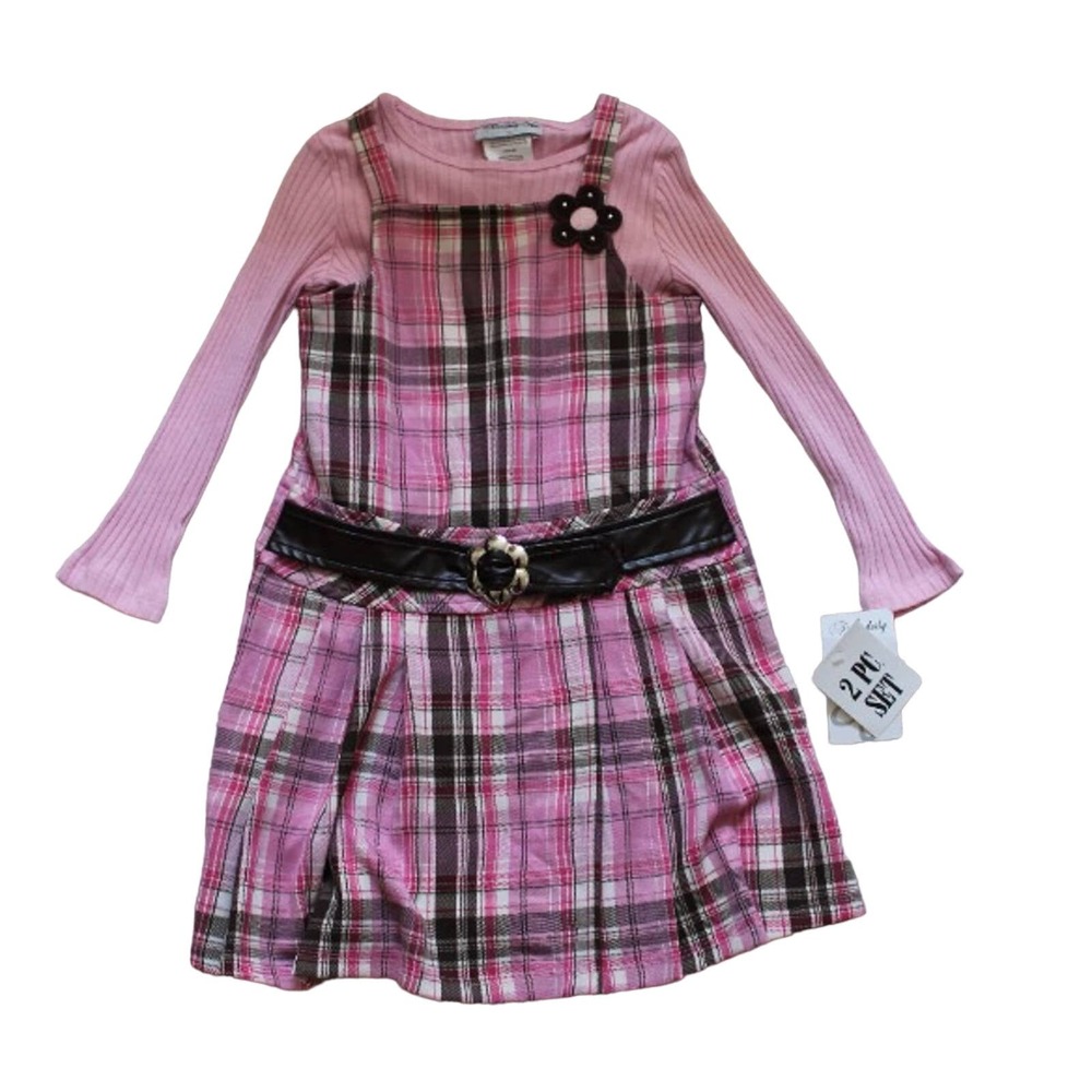 Disorderly Kids Girls Jumper Dress Size 5 NEW